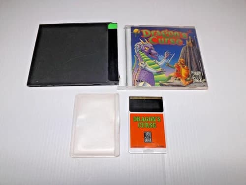Dragon's Curse - WORN COMPLETE - Turbo Grafx 16 - FAST SHIPPING! 218a