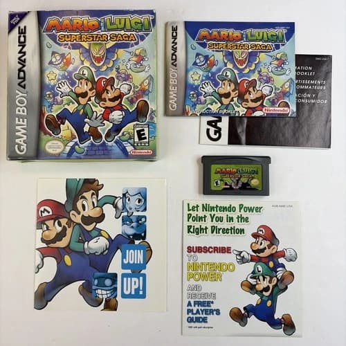 Mario and Luigi: Superstar Saga Gameboy Advance Complete OEM CIB