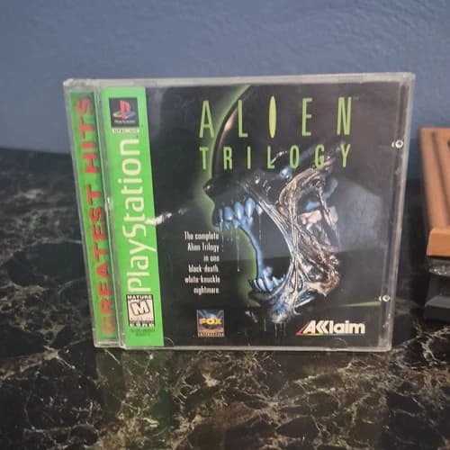 Acclaim Alien Trilogy PlayStation 1 Shooter Action Adventure M Greatest Hits