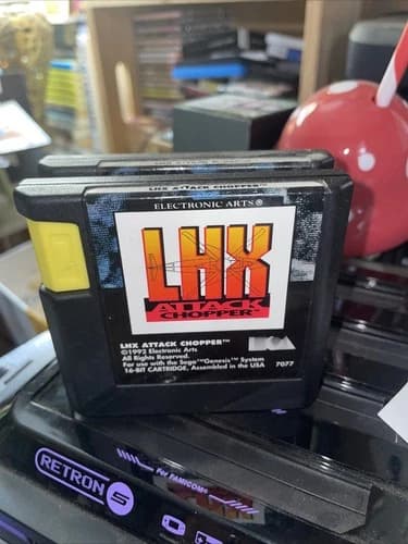 LHX Attack Chopper Sega Genesis Cart Only