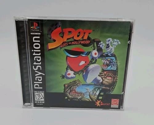 Spot Goes To Hollywood (1996) - Sony Playstation 1 PS1 PSX - Complete With Bookl