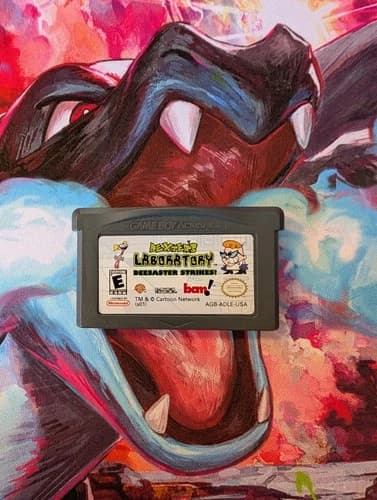 Dexter's Laboratory: Deesaster Strikes - Nintendo Game Boy Advance - Working