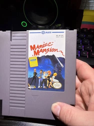 Maniac Mansion for Nintendo NES Loose Cart Vintage Retro Gaming Original Rare