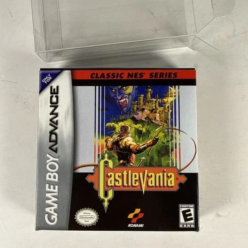 Nintendo Gameboy Advance Castlevania Classic NES Series CIB pristine