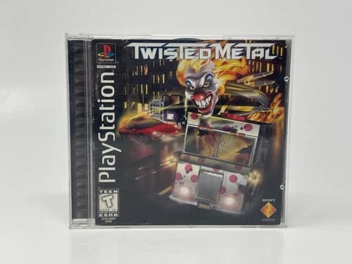 Twisted Metal 1 Black Label (Sony PlayStation 1, PS1) - CIB Jewel Case Variant