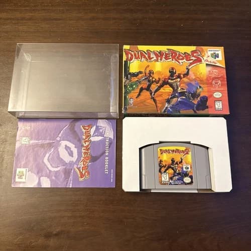 Dual Heroes (Nintendo 64 N64) Complete - Tested - Authentic