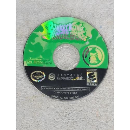 Donkey Kong Jungle Beat Nintendo GameCube GC 2005 Disc Only DL-DOL-GYBE-USA