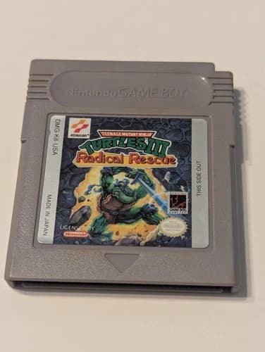 Teenage Mutant Ninja Turtles III: Radical Rescue (Game Boy) Authentic & TESTED!