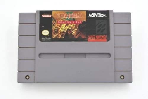 Shanghai II: Dragon's Eye - Super Nintendo Entertainment System SNES - Tested
