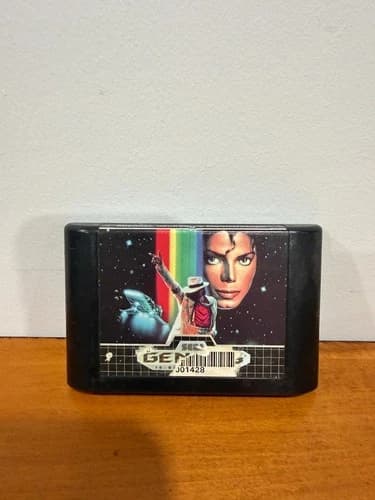 Michael Jackson's Moonwalker for Sega Genesis Used LABEL STICKER