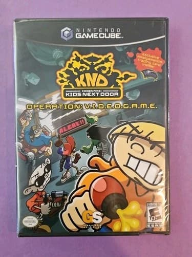 KND Codename: Kids Next Door Operation: V.I.D.E.O.G.A.M.E Nintendo GameCube NEW