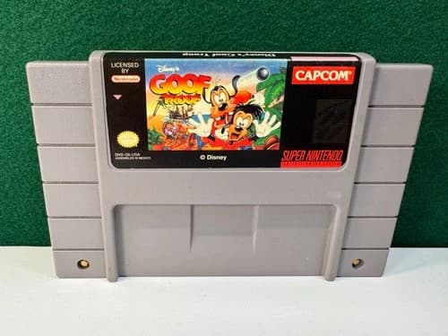 Disney's Goof Troop (Super Nintendo SNES, 1993) Authentic. Working. MIM variant