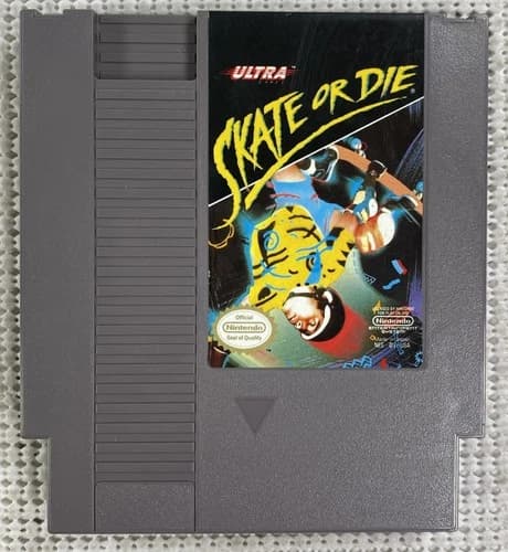 Skate or Die Nintendo NES Cartridge