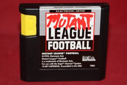 Mutant League Football (Sega Genesis, 1993) Authentic Game Cartridge
