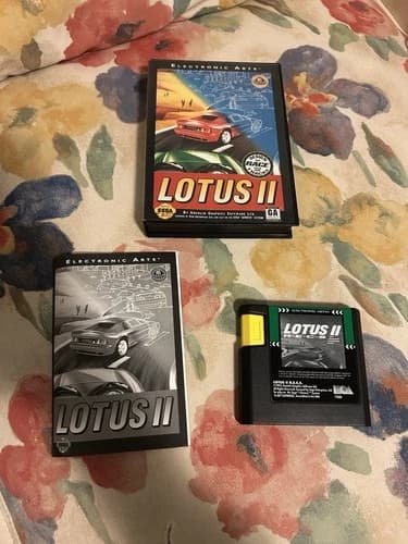 Lotus II R.E.C.S (Sega Genesis, 1993) Complete CIB tested RECS