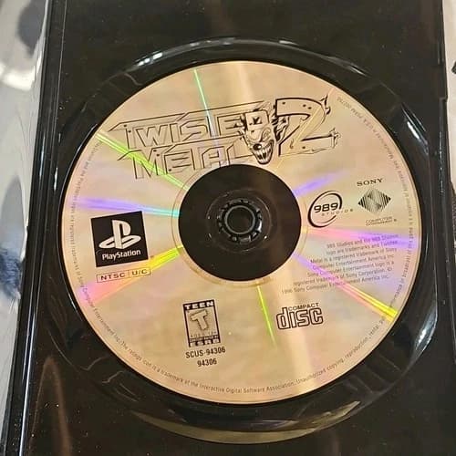 TWISTED METAL 2 SONY PLAYSTATION 1 PS1 GAME DISC ONLY