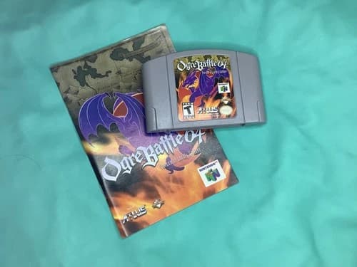 Ogre Battle 64 Person of Lordly Caliber Nintendo 64 N64 Tested Authentic
