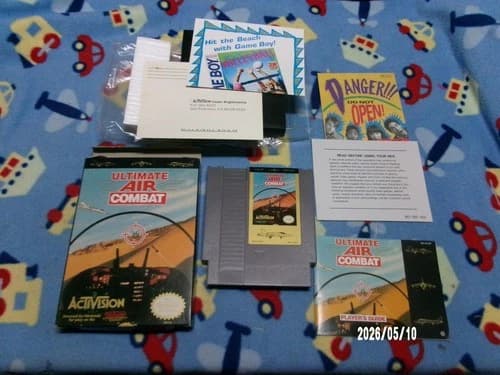#975 Ultimate Air Combat Nintendo NES CIB - MINTY!!
