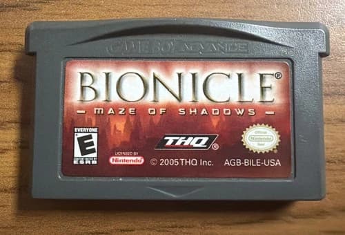 Bionicle: Maze of Shadows (Game Boy Advance, GBA, 2005) Tested Cartridge Only
