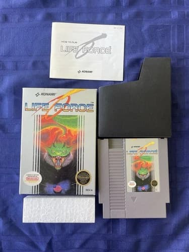 Life Force (Nintendo NES, 1988) CIB Complete w/ Manual Tested & Working