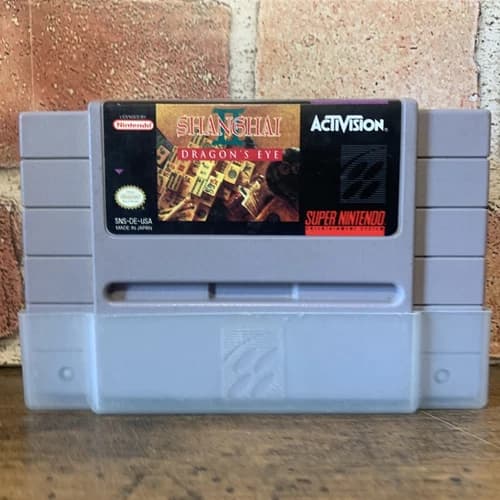 Shanghai 2 II Dragon's Eye Super Nintendo Game Authentic SNES Cartridge Works