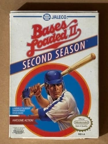 Nintendo NES Bases Loaded II Second Season Complete CIB
