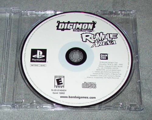 Digimon Rumble Arena (Disc Only) for Playstation PS1 Fast Shipping!