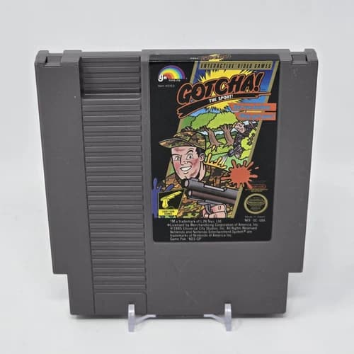 Gotcha: The Sport (Nintendo NES) CLEANED & TESTED
