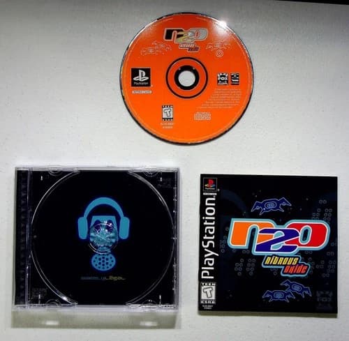 N2O Nitrous Oxide PlayStation PS1 Video Game Retro Shooter Multiplayer