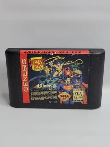 Justice League Task Force (Sega Genesis, 1995) Authentic - DC Comics - Game ONLY