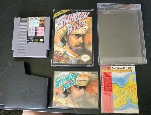 Shingen The Ruler Nintendo NES Complete in Box CIB