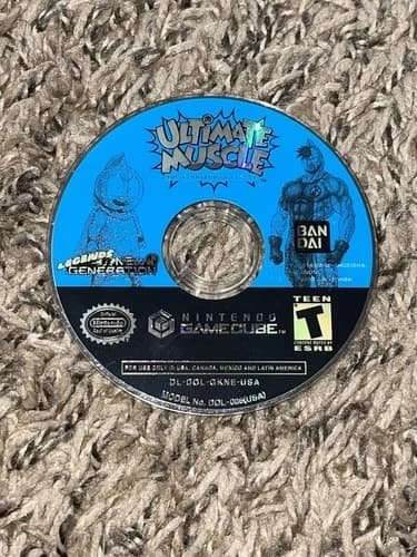 Ultimate Muscle: Legends vs. New Generation (Nintendo GameCube) Disc Only TESTED