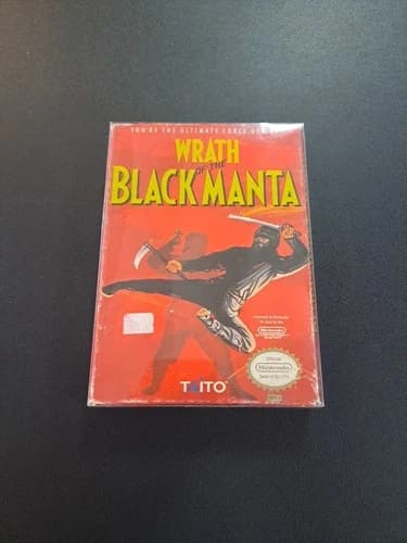 Wrath of the Black Manta NES Nintendo Complete CIB