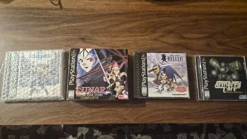 Lunar Silver Star Story, Armored Core Project Phantasma, Suikoden II Musashi PS1