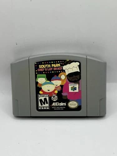 South Park: Chef's Luv Shack (Nintendo 64, 1999) Cleaned Authentic N64 RARE