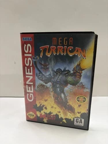 Mega Turrican (Sega Genesis, 1994) Complete CIB Authentic