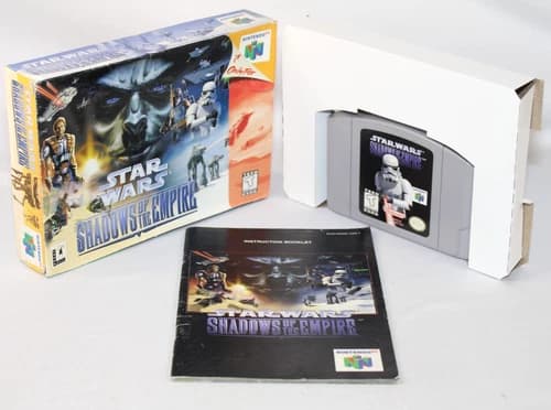 Star Wars: Shadows of the Empire N64 Complete CIB! Authentic! Good Condition!