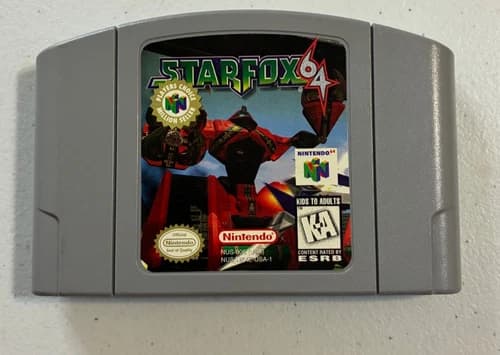Starfox 64 (Nintendo 64, 1997) N64 Authentic Tested and Working