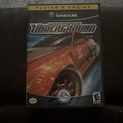 Need for Speed: Underground (Nintendo GameCube, 2003) Players Choice Copy. CIB