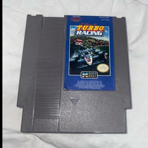 Al Unser Jr.'s Turbo Racing Nintendo NES Game Cartridge ONLY -USED