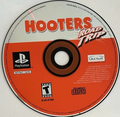 Hooters Road Trip (Sony PlayStation 1, PS1) DISC ONLY | NO TRACKING | M677