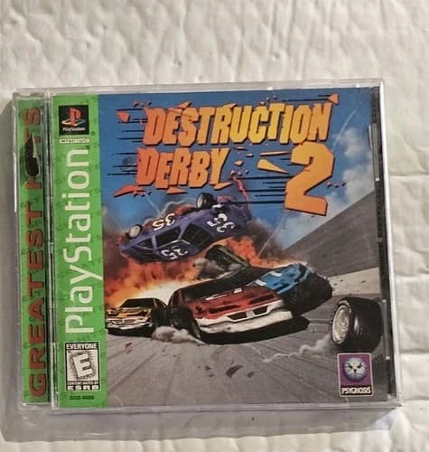 Destruction Derby 2 Sony Playstation 1 PS1 Complete With Manual Fast Shipping