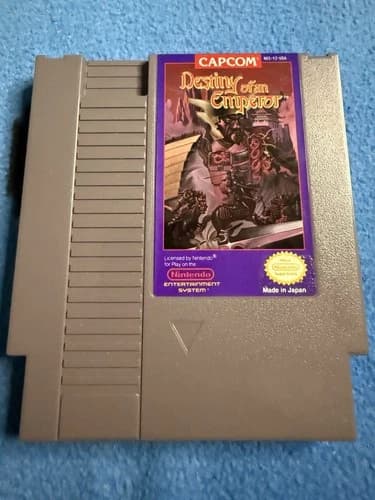 Destiny Of An Emperor Nes Nintendo Cartridge Only Tested Authentic Capcom