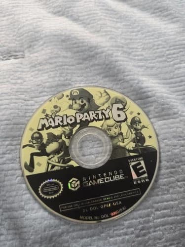 Mario Party 6 Nintendo GameCube, 2004 Disc Only