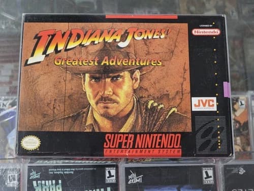 Indiana Jones Greatest Adventures Super Nintendo (SNES) CIB Complete w/reg card