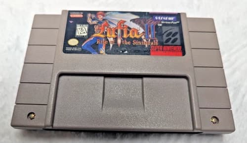 Lufia 2 II: Rise of the Sinistrals Super Nintendo SNES Authentic Cartridge Only
