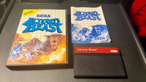 Altered Beast (Sega Master System, 1989) Complete with case and manual - Tested