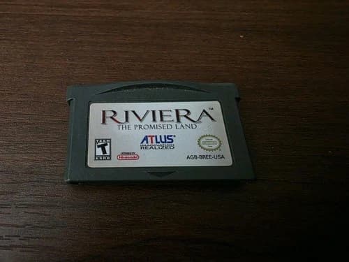GBA Riviera: The Promised Land Game Boy Advance Nintendo GBA Authentic Saves RPG