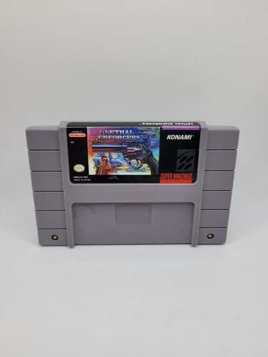 Lethal Enforcers - Super Nintendo SNES - Authentic - Tested - Fast Shipping!