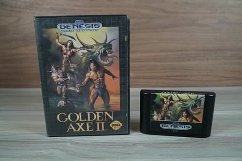 Golden Axe II (Sega Genesis, 1991) Complete in Box - CIB Tested And Working